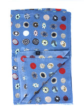 ETHNIC Multicolor Printed Pure Silk Scarf